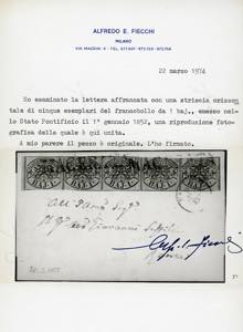 1855 - 1 baj verde grigiastro (2), ... 