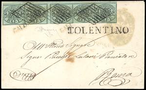 1859 - 1 baj grigiastro (2), striscia ... 