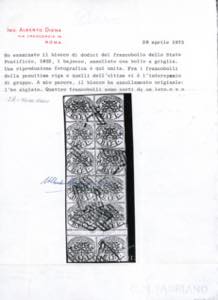 1857 - 1 baj verde scuro, I ... 