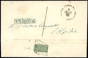 1855 - 2 baj verde oliva (3), frazionato ... 