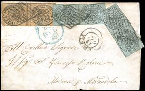 1857 - 3 baj camoscio, coppia orizzontale ... 