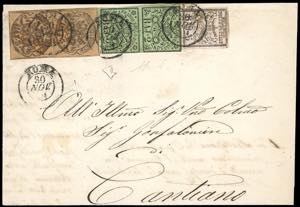 1854 - 3 baj bistro arancio, coppia ... 