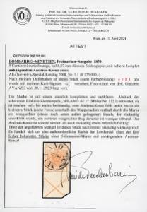 1850 - 5 cent. arancio, Croce di ... 