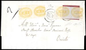 1867 - 20 cent. rosso bruno (18), ... 