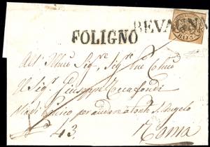 BEVAGNA, unico annullatore punti 12 - 3 baj ... 