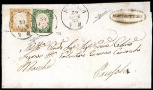 MONTE OTTONE, ovale punti R1 - 5 e 10 cent. ... 