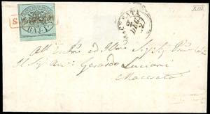 S.GINESIO, Cart. in rosso punti 7 - 1 baj ... 