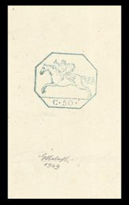 1819 - 50 cent. Cavallino, ... 