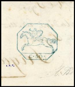 1820 - 50 cent. Cavallino, ... 