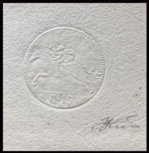 1820 - 15 cent. Cavallino, ... 