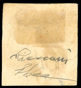 1851 - 5 cent. nero grigiastro ... 