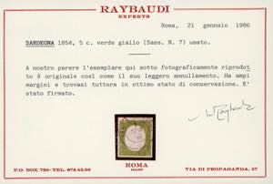 1854 - Terza emissione, serie ... 