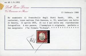 1854 - Terza emissione, serie ... 