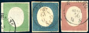 1854 - Terza emissione, serie completa ... 