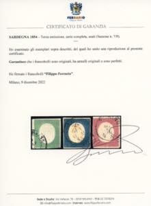 1854 - Terza emissione, serie ... 