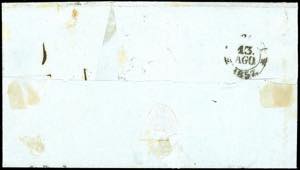 1857 - 5 cent. verde mirto scuro ... 