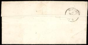 1858 - 10 cent. terra dombra ... 