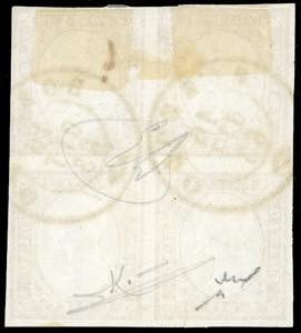 1863 - 10 cent. bistro scuro ... 