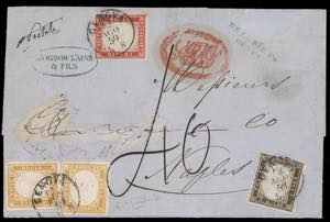 1858/60 - Eccezionale insieme di ... 