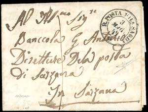 1849 - Lettera prefilatelica scritta a ... 