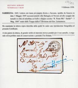 1849 - Lettera prefilatelica ... 
