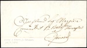 1849 - Lettera trasportata privatamente dal ... 