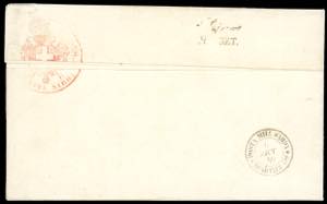 1859 - Lettera in franchiga dalla ... 