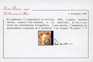 1859 - 1/2 grano arancio, II ... 