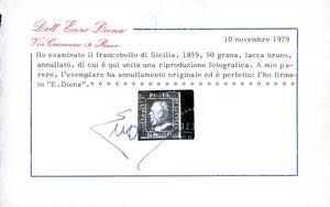 1859 - 50 grana lacca bruno (14), ... 