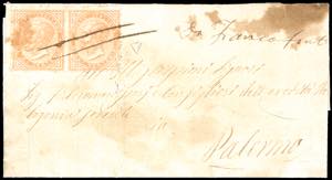 FRANCOFONTE, a penna inedito  - 10 cent. De ... 