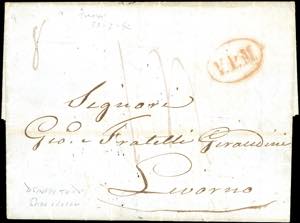 INCOMING MAIL TUNISIA 1852 - Lettera non ... 