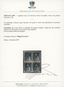 1857 - 1 quattrino nero, II ... 