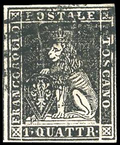 1857 - 1 quattrino nero, II emissione (10), ... 