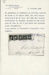 1861 - 20 cent. azzurro (20), ... 