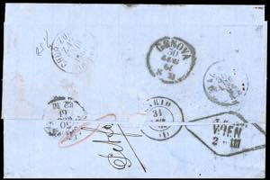 1861 - 40 cent. carminio (21), tre ... 