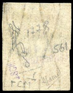 1860 - 3 lire ocra giallo (23), ... 