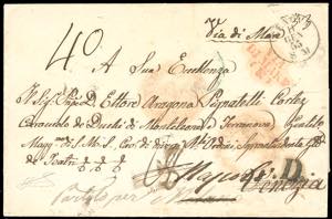 1855 - VIA DI MARE (E) - Lettera non ... 