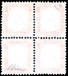 1862 - 40 cent. rosso carminio ... 