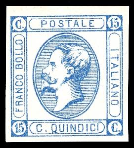 1863 - 15 cent. Litografico. I tipo (12), ... 