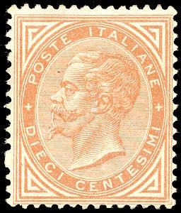 1863 - 10 cent. De La Rue, ... 