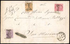 1874 - 10 cent., 40 cent. e 60 ... 