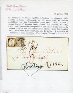 1863 - 15 cent. De La Rue (L18), ... 