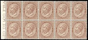 1866 - 30 cent. De La Rue, tiratura di ... 