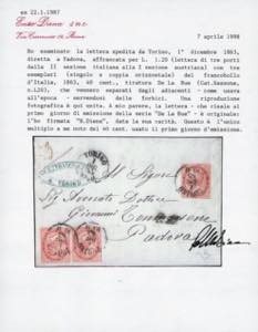 1863 - 40 cent. De La Rue, ... 