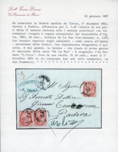 1863 - 40 cent. De La Rue, ... 