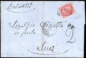 1872 - 40 cent. De La Rue, tiratura di ... 