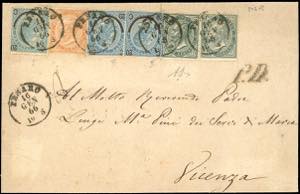 1866 - 20 cent. su 15 cent. Ferro ... 