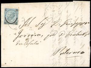 1865 - 20 cent. su 15 cent. Ferro di ... 