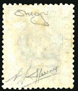 1867 - 20 cent. azzurro, tiratura ... 