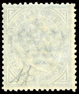 1877 - 10 cent. azzurro (27), ... 